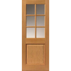 JB Kind Arden Glazed Oak Door