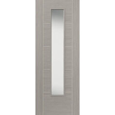 JB Kind Tigris 1 Light Lava Glazed Grey Laminate Internal Door