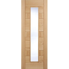 LPD Oak Edmonton Glazed 1L Internal Door