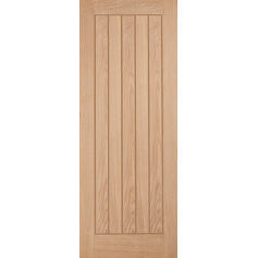 LPD Belize 5 Panel Unfinished Oak Internal Door