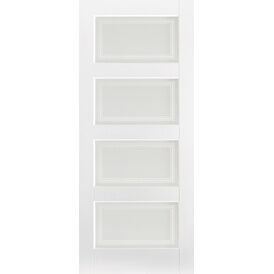 LPD White Contemporary Glazed 4L Internal Door