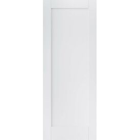 LPD White Pattern 10 One Panel Fire Door