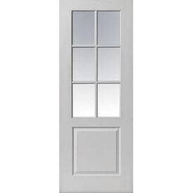 JB Kind Faro White Glazed Door