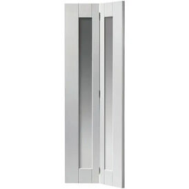 JB Kind Axis White Glazed Bi-fold Door