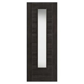 JB Kind Tigris Cinza Pre-Finished Dark Grey Glazed Internal Door
