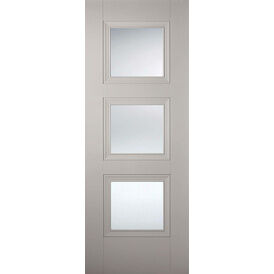 LPD Grey Amsterdam Glazed 3L Internal Door