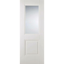 LPD White Arnhem Glazed 1L Internal Door