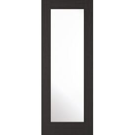 LPD Charcoal Black Diez Glazed 1L Internal Door