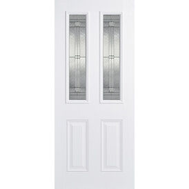LPD Malton Pre-Finished White Glazed Front Door