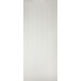 LPD Mexicano Pre-Finished White Composite Front Door