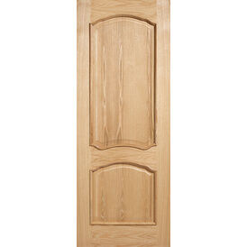 LPD Louis RM2S 2 Panel Unfinished Oak Internal Door