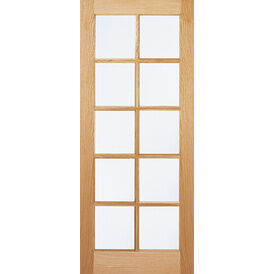 LPD Oak SA Glazed 10L Internal Door