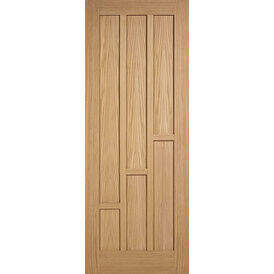 LPD Coventry 6 Panel Pre-Finished Oak Internal Door