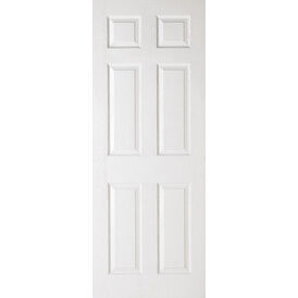 LPD 6 Panel Textured White Primed Internal Door