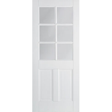 LPD White Canterbury 2 Panel Glazed Internal Door