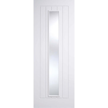 LPD White Mexicano Glazed 1L Internal Door