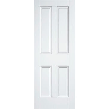 LPD Nostalgia Primed White 4 Panel Internal Door