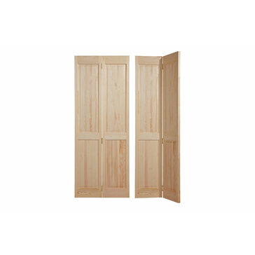 Victorian 4 Panel Clear Pine BiFold Door