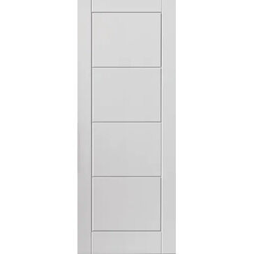 JB Kind Quattro Moulded White Primed Internal Door