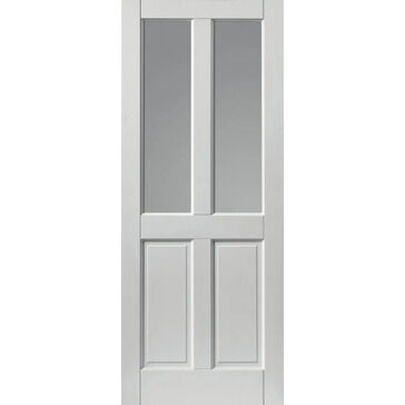JB Kind Colonial 4 Panel Glazed Extreme White External Door