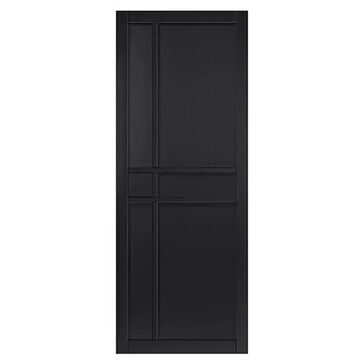 JB Kind City Art Deco Style Black Internal Door