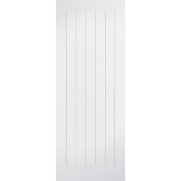 LPD Mexicano White Primed Cottage-Style Internal Door