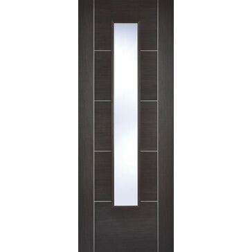 LPD Dark Grey Laminated Vancouver Glazed Internal Door