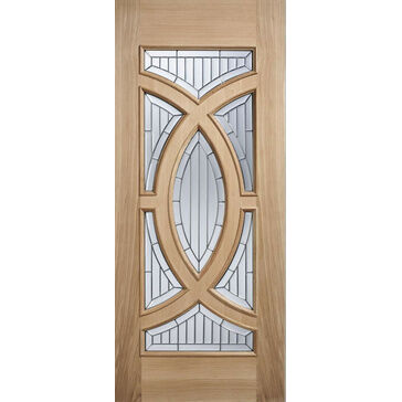 LPD Majestic Unfinished Oak Glazed Front Door
