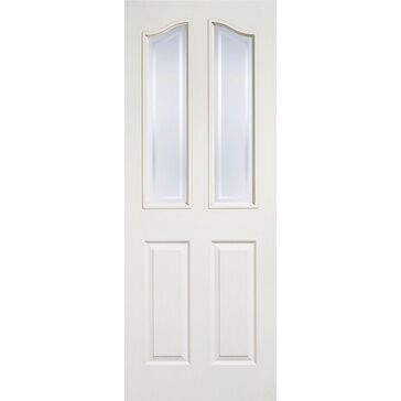 LPD Mayfair White Primed 2 Light Glazed Internal Door