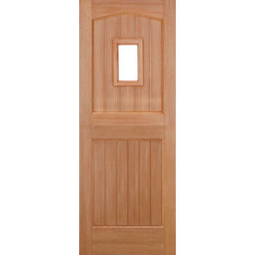 LPD Hardwood Stable Glazed 1L M&T Front Door