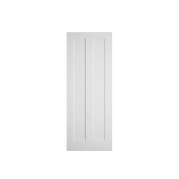 White Primed Shaker-Style 2 Panel Internal Door