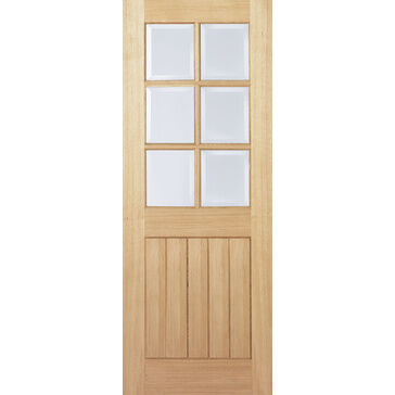 LPD Oak Mexicano Glazed 6L Internal Door