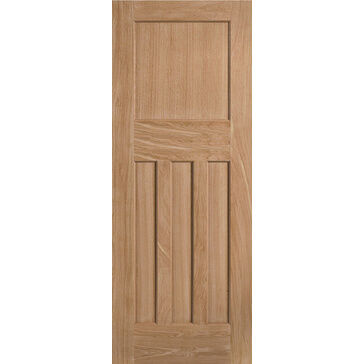 LPD DX 30s Style 4 Panel Unfinished Oak Internal Door
