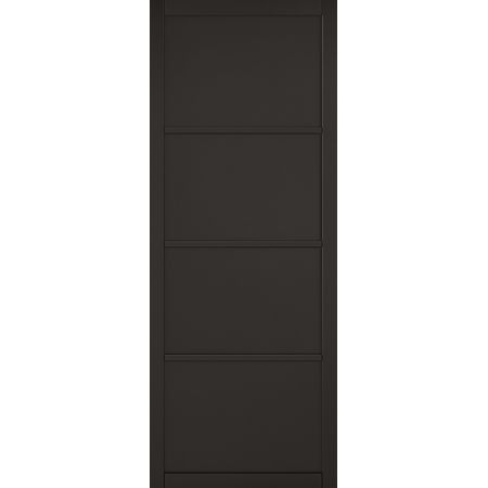 LPD Soho Pre-Finished Black 4 Panel Internal Door from £142.63