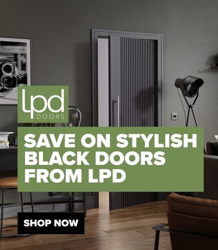Savings on black doors from LPD