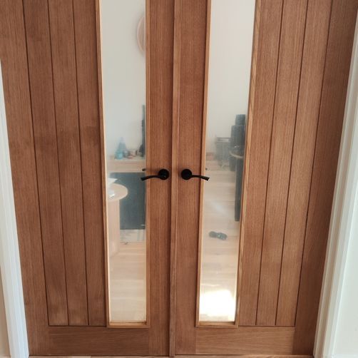 Customer image of LPD Unfinished Oak 35mm T-Lip (Pair Maker)