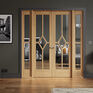 LPD Reims W6 Pre-Finished Oak Room Divider (2031mm x 1904mm) additional 2