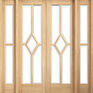 LPD Reims W6 Pre-Finished Oak Room Divider (2031mm x 1904mm) additional 1