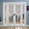 LPD Reims W6 White Primed Room Divider (2031mm x 1904mm) additional 2