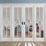 LPD Reims W8 White Primed Room Divider (2031mm x 2478mm) additional 2