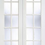 LPD GTPSA White Primed 20 Light Glazed Rebated Internal Doors (Pair) additional 1