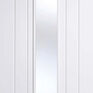 LPD Mexicano White Primed 1 Light Vertical Glazed Internal Door additional 1
