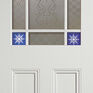 LPD Downham White Primed 9 Light Unglazed Internal Door additional 2