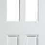 LPD Malton 2 Panel White Primed 2 Light Unglazed Internal Door additional 1