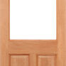 LPD 2XG Unfinished Hardwood 2 Panel Dowelled Unglazed Front Door additional 1