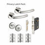 JB Kind Raven Polished Stainless Steel Door Handle Latch Pack additional 4