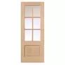 JB Kind Dove Pre-Finished Oak Glazed Internal Door additional 1