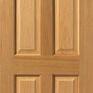 JB Kind Sherwood 4 Panel Classic Real Oak Internal Door additional 1