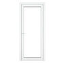 Crystal White uPVC Full Glass Clear Double Glazed Single External Door (Right Hand Open) additional 1