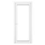 Crystal White uPVC Full Glass Clear Double Glazed Single External Door (Right Hand Open) additional 1